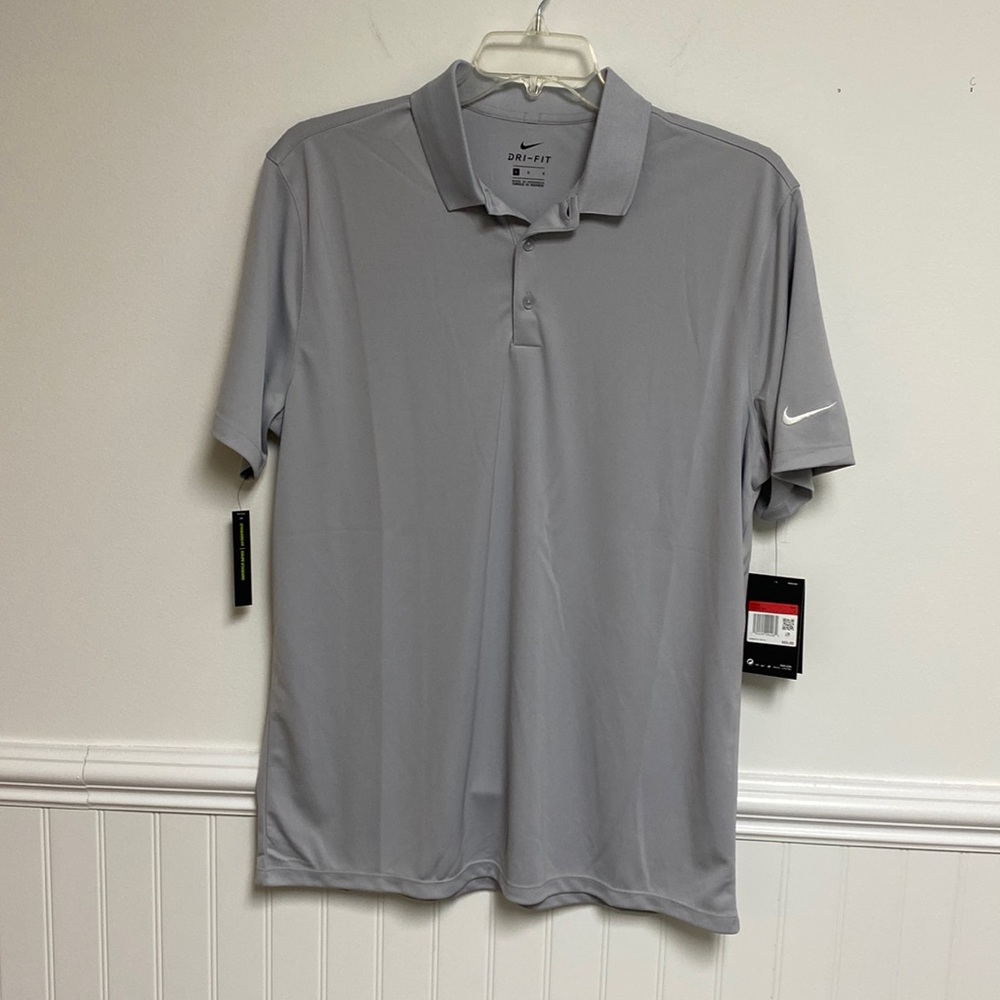 Nike Men’s Dry Victory Polo Gray Large